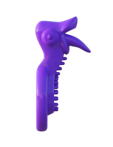 Pipedream Lovely Licks Couples Ring Purple - двойное виброкольцо, 9х2 см (фиолетовый)
