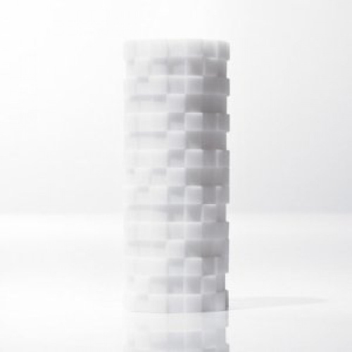 Tenga 3D Module - Мастурбатор с модульной текстурой, 24х7 см (белый)