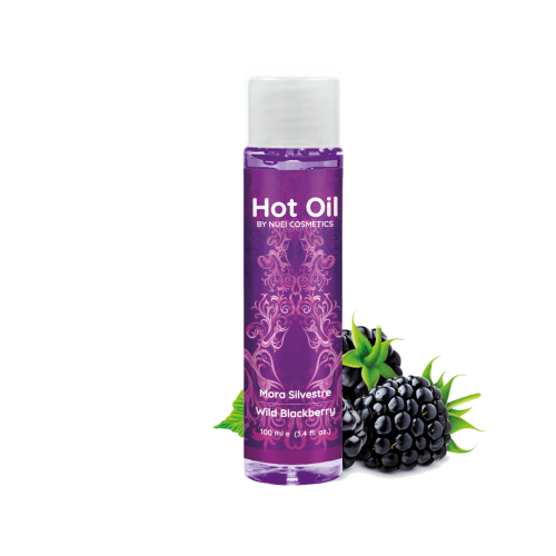 Массажное масло с согревающим эффектом Nuei Hot Oil, 100 мл (ежевика)