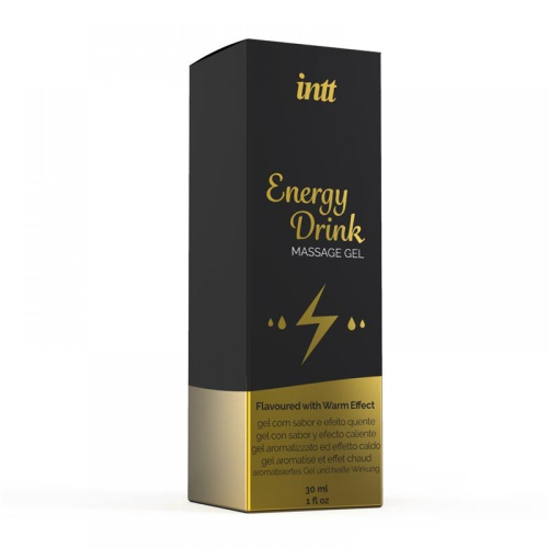 Intt Energy Drink Massage Gel-їстівний масажний гель, 30 мл
