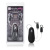 CalExotics Vibrating Nipple Pleasurizer - виброзажимы для сосков, 3,5х2 см (черный)