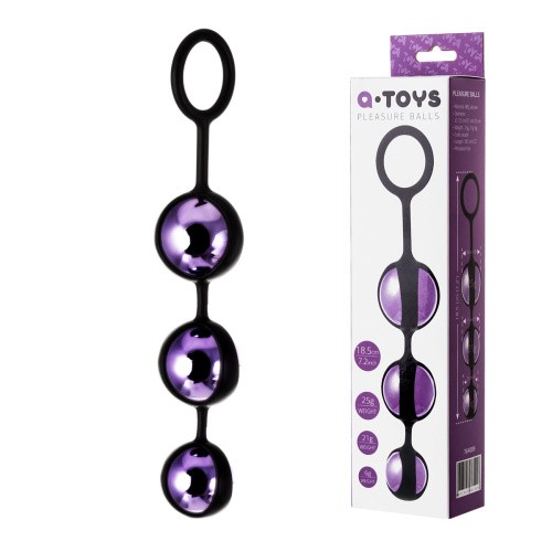 Toyfa A-Toys Hony вагинальные шарики со смещенным центром тяжести, 18.5х3,5 см