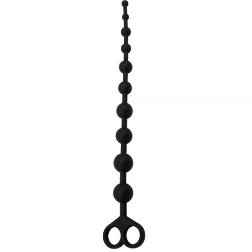 Chisa Boyfriend Beads - анальная цепочка, 34х2.5 см (черный) - sex-shop.ua