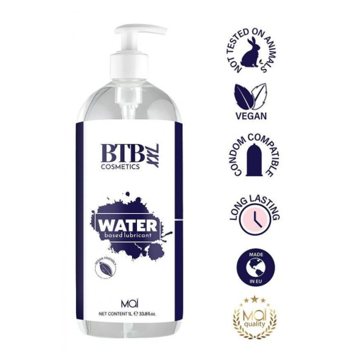 BTB Water - Смазка на водной основе, 1000 мл - sex-shop.ua