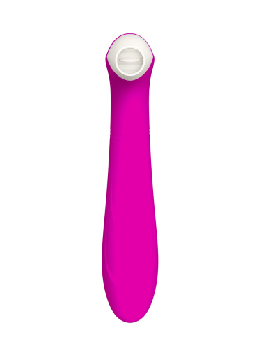 Мистер Факер Snello - стимулятор клитора с язычком и вибрацией, 19.6х3.5 см (розовый) - sex-shop.ua
