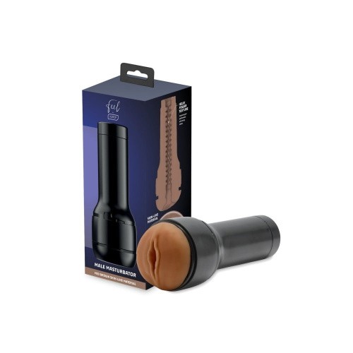 Kiiroo Feel Stroker Mid Brown - Мастурбатор вагина для секс-машины Kiiroo Keon, 22 см