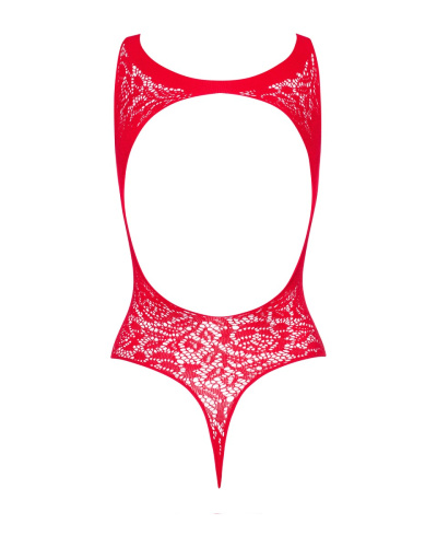 Obsessive B120 teddy - Боди, S/M/L (красный)