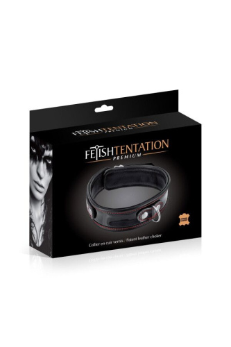 Ошейник Fetish Tentation Premium Patent Leather Choker