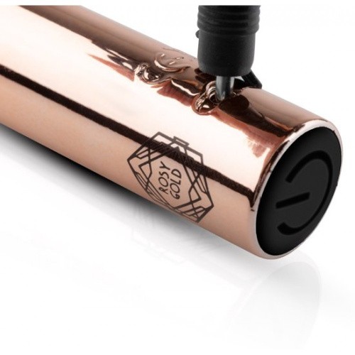 Rosy Gold - Nouveau G-spot Vibrator - Вибратор для точки G, 22х3.5 см., (золотистый)