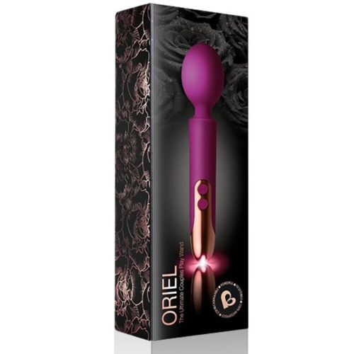 Rocks Off Oriel мощный вибромассажер с гибкой головкой, 22.8 см (фиолетовый) - sex-shop.ua