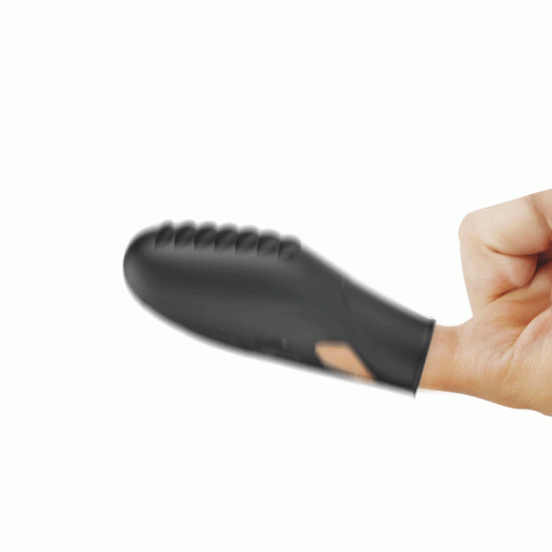 LyBaile Pretty Love Gilo Finger Vibrator Black - Насадка на палец, 7.8х2.8см (чёрный)
