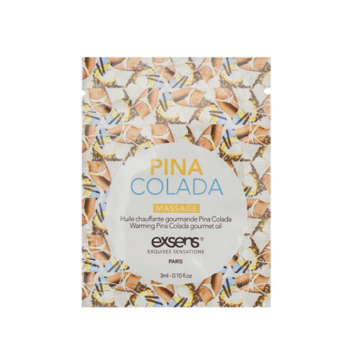 Exens Pina Colada пробник массажного масла со вкусом Пина колады, 3мл - sex-shop.ua