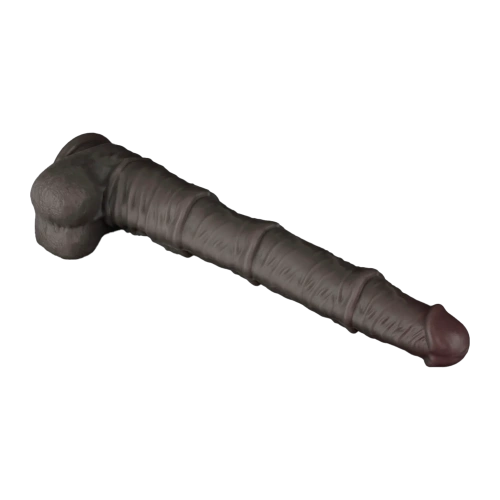 Фалоімітатор Dual Layered Bendable 16'' Flesh, 40.5 см