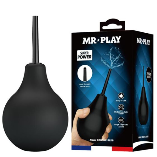 Анальный душ Mr.Play Anal Douche Blkc, 224 мл