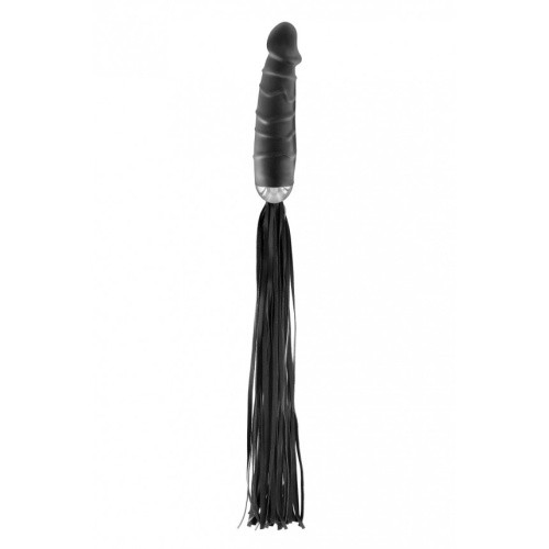 Fetish Tentation Whip with Dildo Handle - Флоггер с ручкой-дилдо - sex-shop.ua