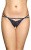 SoftLine G-String 2496 - Кружевные стринги с доступом, S/M (синий)