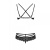 Obsessive 860-SET-3 set - Мереживний комплект: бюстгальтер та стрінги, S/M (чорний) - купити в Україні | Секс шоп SEX-SHOP.ua