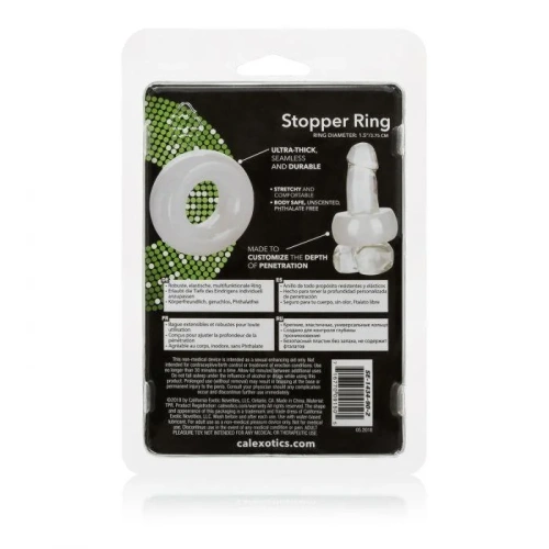 California Exotic Novelties - Stopper Ring - Эрекционное кольцо-ограничитель, 3.75 см.