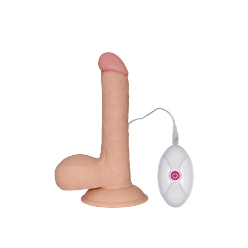 Вибратор LoveToy The Ultra Soft Dude Vibrating 7.5 ", 18 см