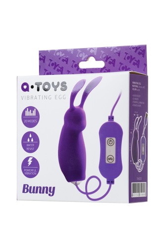 Toyfa A-Toys Bunny - Виброяйцо, 2,6 см (фиолетовый)