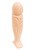 Фаллоимитатор Thick Tool, телесный, 13,5х4 см