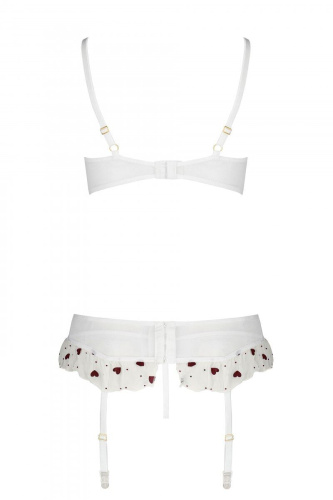 Passion Lovelia Set - Комплект белья, S/M (белый)