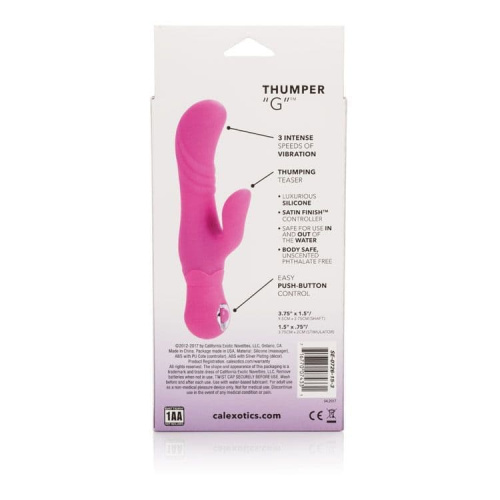 California Exotic Novelties Posh Thumper G - силиконовый вибратор для точки G, 9.5х4 см