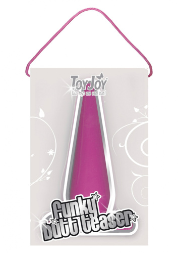Toy Joy Funky Butt Teaser - Анальна пробка, 10Х3 см (фіолетовий)