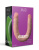 Egzo DL003F - фаллоимитатор двухсторонний, 47х4 см