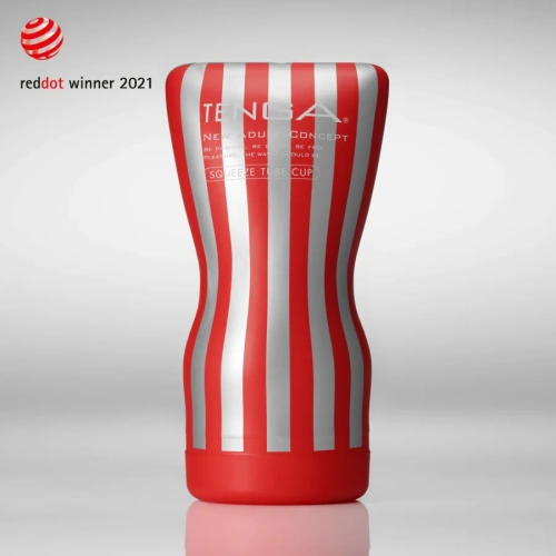 Tenga Original Soft Tube Cup - Мастурбатор с контролируемым уровнем жесткости, 15х4.5 см (белый) - sex-shop.ua