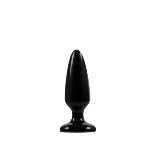 Ns Novelties Pleasure Plug Medium - Анальная пробка, 12.7х3.8 см (черный) - sex-shop.ua