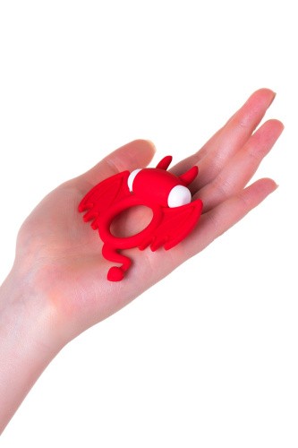 Toyfa Jos Sweet Devil - виброкольцо, 8.5х3.5 см (красный)