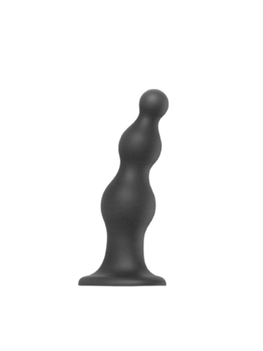 Анальная ёлочка насадка для страпона Strap-On-Me Dildo Plug Beads, 14,8х4,6 см размер L