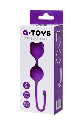 A-Toys By Toyfa Вагинальные шарики, 2,7 см (фиолетовый) - sex-shop.ua
