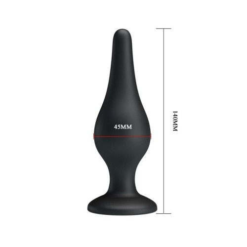 LyBaile Pretty Love Sensitive Prostate Plug Black - Анальна пробка, 14 см (чорний) - купити в Україні | Секс шоп SEX-SHOP.ua