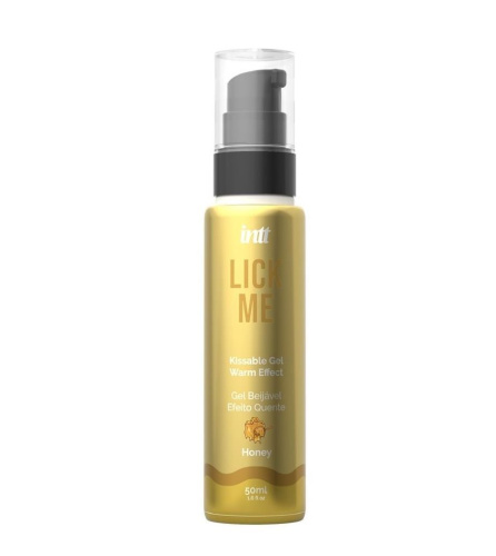 Лубрикант на водной основе Intt Lick Me Honey Kissable, 50 мл (мед)