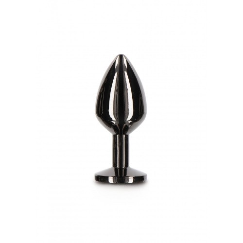 Taboom - M Butt Plug With Diamond Jewel - Анальная пробка, 8.2х3.4 см - sex-shop.ua