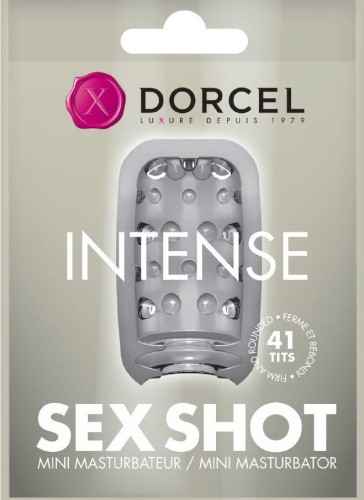 Dorcel Sex Shot Intense Покет-мастурбатор для интенсивной стимуляции, 8х5 см - sex-shop.ua