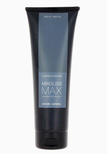MixGliss Max Nature - Анальная гель-смазка на водной основе с экстрактом алоэ, 250 мл. - sex-shop.ua