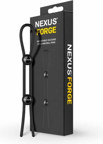 Nexus Nexus Forge Double - Эрекционное кольцо, 40 см (черный) - Купити в Україні | Sex-shop.ua ❤️