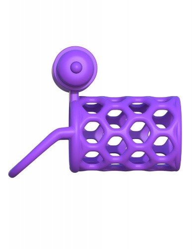 Pipedream Vibrating Couples Cage - вибронасадка, 8х3 см (фиолетовый)