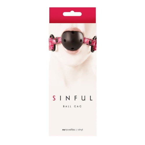 Кляп Sinful Ball Gag (черный) - sex-shop.ua