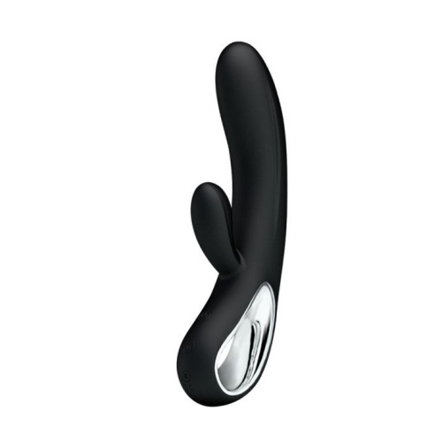 LyBaile Pretty Love Elmer - Силиконовый вибратор, 11.5х3.5 см (чёрный)