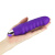 LoveToy Rechargeable IJOY Silicone Waver Purple - Рельефный силиконовый вибратор, 16.5х3.2 см