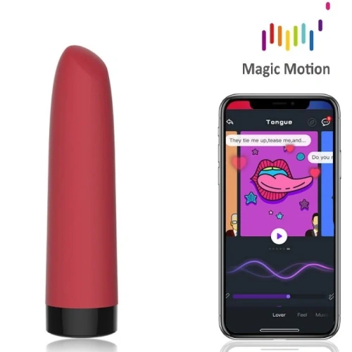 Magic Motion Awaken - Смарт Мини-вибратор (красный), 9.5х2.2 см