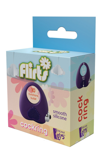 Dream Toys Flirts Cockring - Эрекционное кольцо, 6,5 см (фиолетовый)