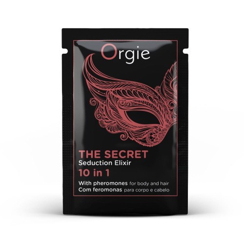 Orgie The Secret бальзам пробник для волосся та тіла з феромонами та афродизіаками 10 в 1, сашет 2 мл