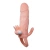 LyBaile Brave Men Vibrating Sleeve Flesh - Насадка на пенис, +3 см (телесный)