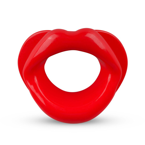 XOXO Blow Me A Kiss Mouth Gag - Red - Капа-расширитель для рта в форме губ (красный) - sex-shop.ua