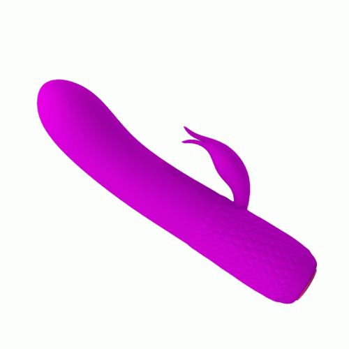 Pretty Love Omar Vibrator Purple - Маленький вибратор-кролик, 15х2.9 см (фиолетовый)